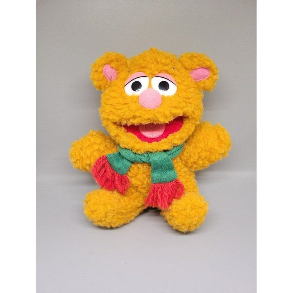 Vintage Muppets Baby Fozzie 1987 Christmas Plush Stuffed Animal Toy